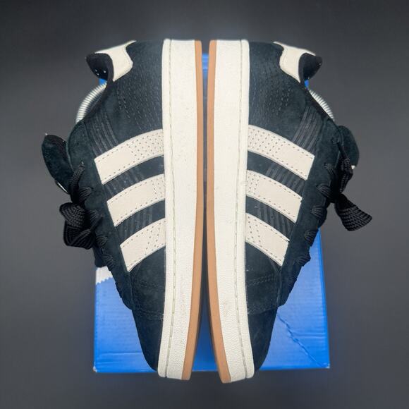 Adidas Campus 00S Core Black Suede Embossed Gum Sole Excellent Condition Size 9 - Picture 6 of 9